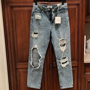 New with tags , Distressed ripped JBD jeans , 26